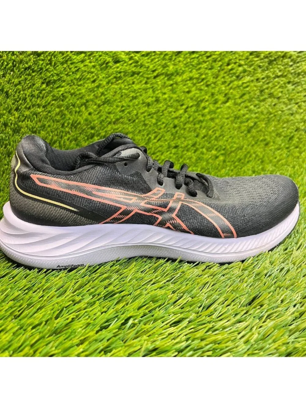 Asics Gel-Excite 9 Womens Size 8 Black Athletic Running Walking Shoes Sneakers